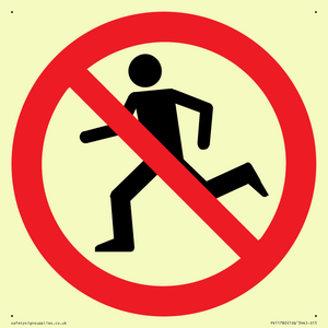 PV11780: P923 Prohibition: No running