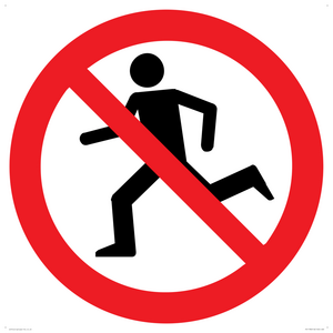 PV11780: P923 Prohibition: No running