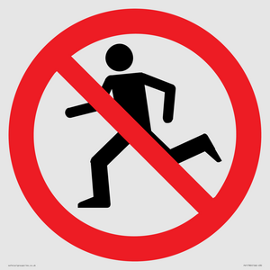 PV11780: P923 Prohibition: No running