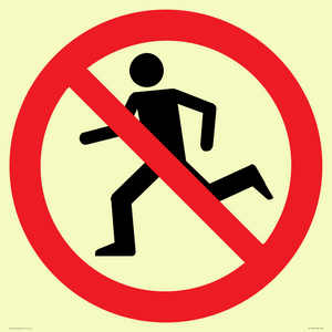 PV11780: P923 Prohibition: No running