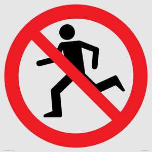 PV11780: P923 Prohibition: No running