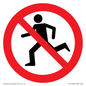 PV11780: P923 Prohibition: No running