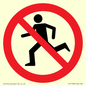 PV11780: P923 Prohibition: No running