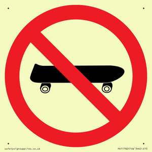 PV11782: P924 Prohibition: No skateboarding