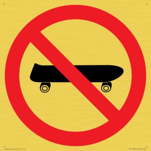 PV11782: P924 Prohibition: No skateboarding