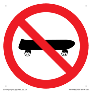 PV11782: P924 Prohibition: No skateboarding