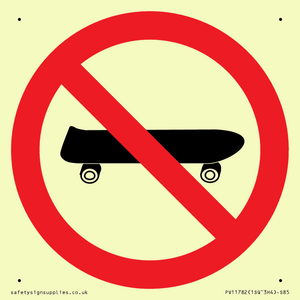 PV11782: P924 Prohibition: No skateboarding