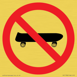PV11782: P924 Prohibition: No skateboarding