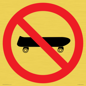 PV11782: P924 Prohibition: No skateboarding