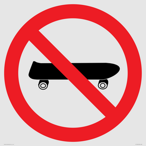PV11782: P924 Prohibition: No skateboarding