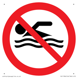 PV11786: P926 Prohibition: No swimming