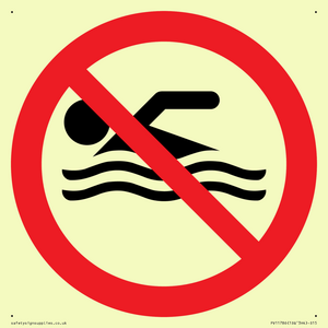 PV11786: P926 Prohibition: No swimming
