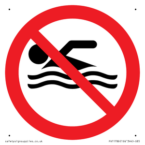 PV11786: P926 Prohibition: No swimming