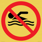 PV11786: P926 Prohibition: No swimming