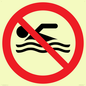 PV11786: P926 Prohibition: No swimming