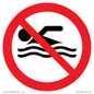 PV11786: P926 Prohibition: No swimming