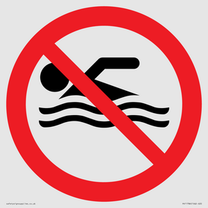 PV11786: P926 Prohibition: No swimming