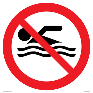 PV11786: P926 Prohibition: No swimming