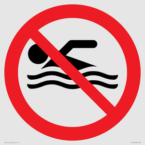 PV11786: P926 Prohibition: No swimming
