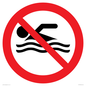 PV11786: P926 Prohibition: No swimming