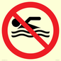 PV11786: P926 Prohibition: No swimming