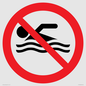 PV11786: P926 Prohibition: No swimming