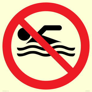 PV11786: P926 Prohibition: No swimming