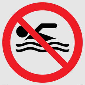 PV11786: P926 Prohibition: No swimming