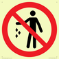 PV11794: P931 Prohibition: No littering