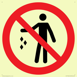 PV11794: P931 Prohibition: No littering