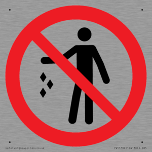 PV11794: P931 Prohibition: No littering