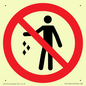 PV11794: P931 Prohibition: No littering