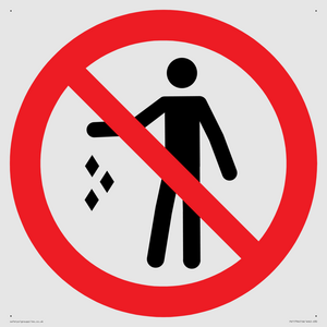 PV11794: P931 Prohibition: No littering