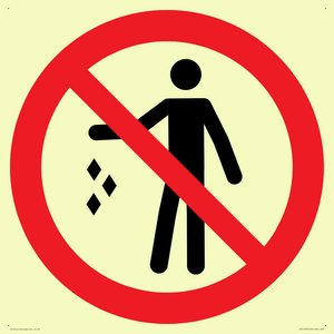 PV11794: P931 Prohibition: No littering