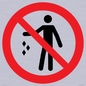 PV11794: P931 Prohibition: No littering