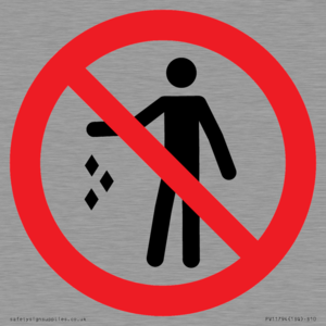 PV11794: P931 Prohibition: No littering