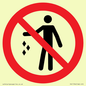 PV11794: P931 Prohibition: No littering