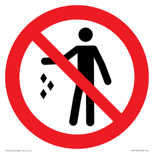 PV11794: P931 Prohibition: No littering