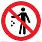 PV11794: P931 Prohibition: No littering