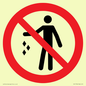 PV11794: P931 Prohibition: No littering