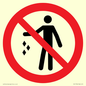 PV11794: P931 Prohibition: No littering