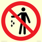 PV11794: P931 Prohibition: No littering