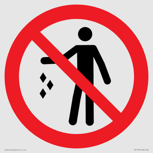 PV11794: P931 Prohibition: No littering