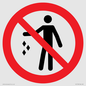 PV11794: P931 Prohibition: No littering