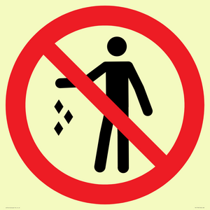 PV11794: P931 Prohibition: No littering