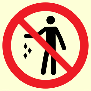 PV11794: P931 Prohibition: No littering