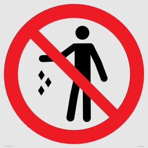 PV11794: P931 Prohibition: No littering