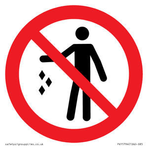 PV11794: P931 Prohibition: No littering
