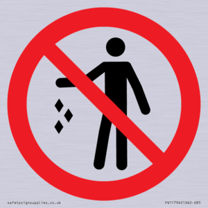 PV11794: P931 Prohibition: No littering