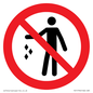 PV11794: P931 Prohibition: No littering